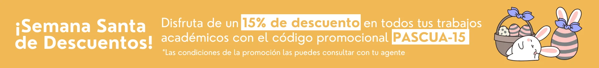 Semana Santa de Descuentos!